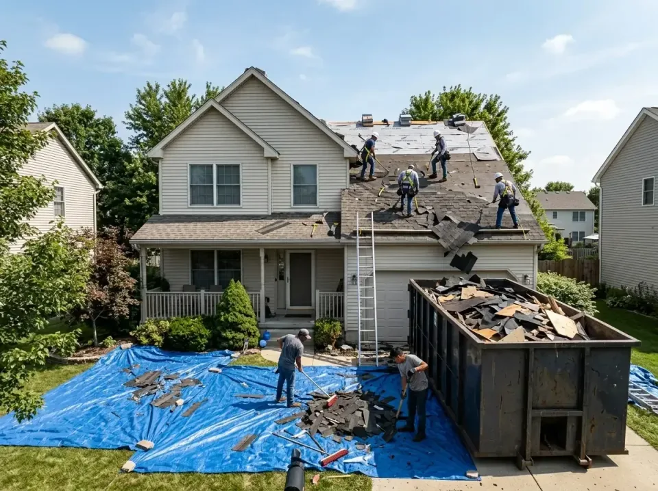 roof-replacement-debris-remova-004 — frequently asked questions, Cheapest Dumpster Rentals in Tipton, IN